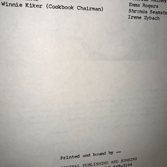 #1114 FRIENDSHIP COOKBOOK ALLISON UNITED METHODIST  1980 TX - Picture 7 of 7